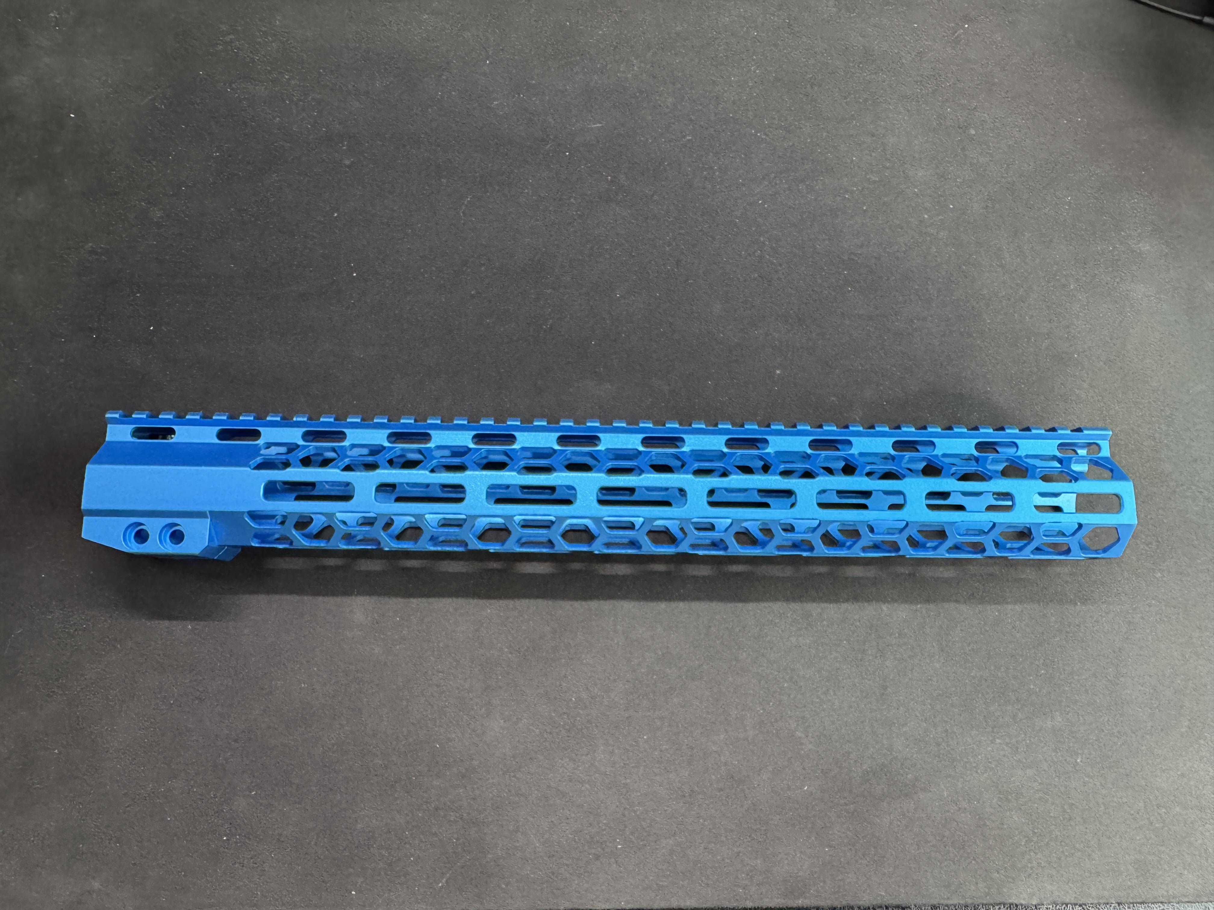 15" handguard scope mount outdoor hunting honeycomb hole red color