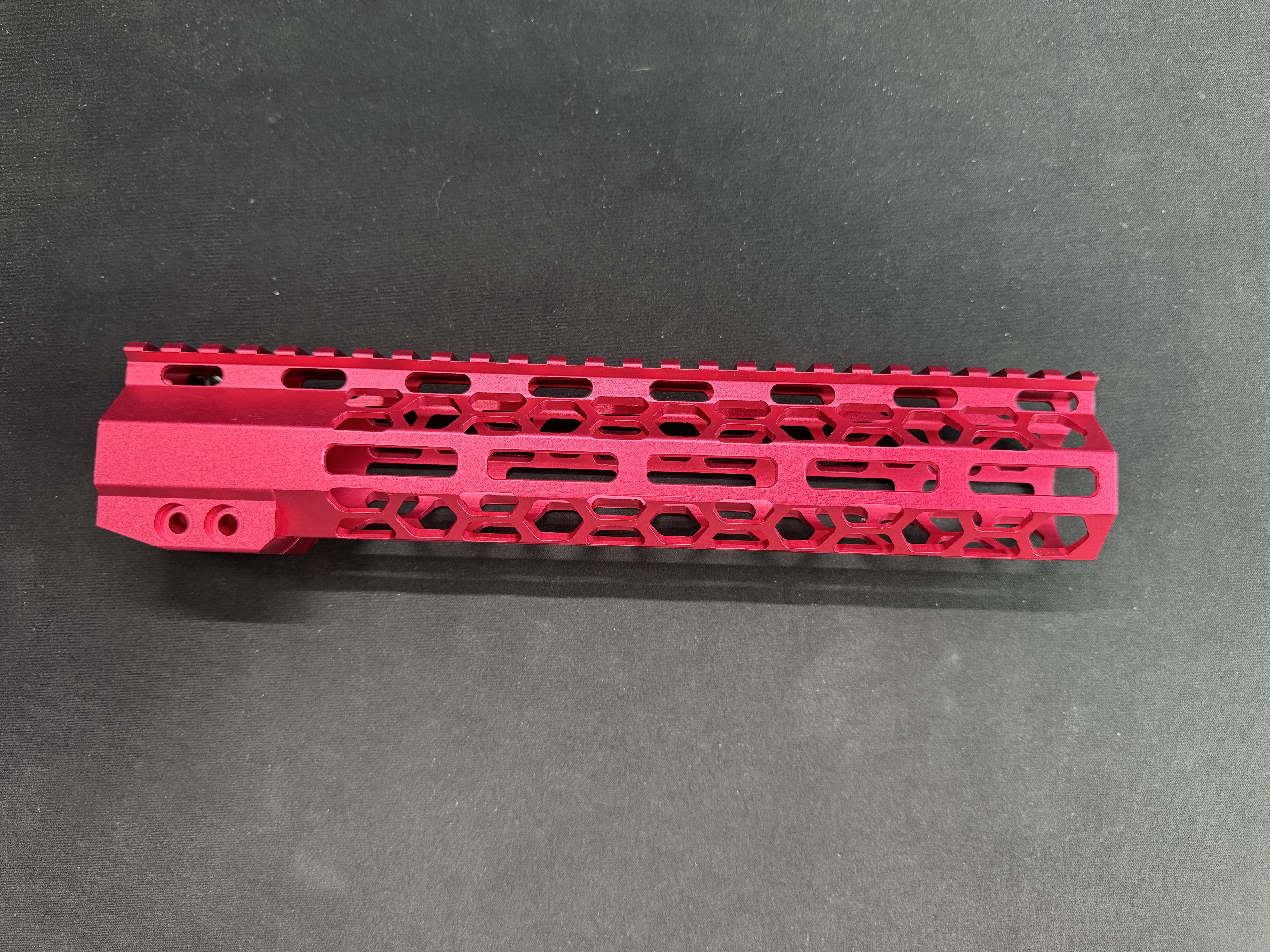 4" handguard scope mount outdoor hunting honeycomb hole red color