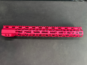 15" handguard scope mount outdoor hunting honeycomb hole red color