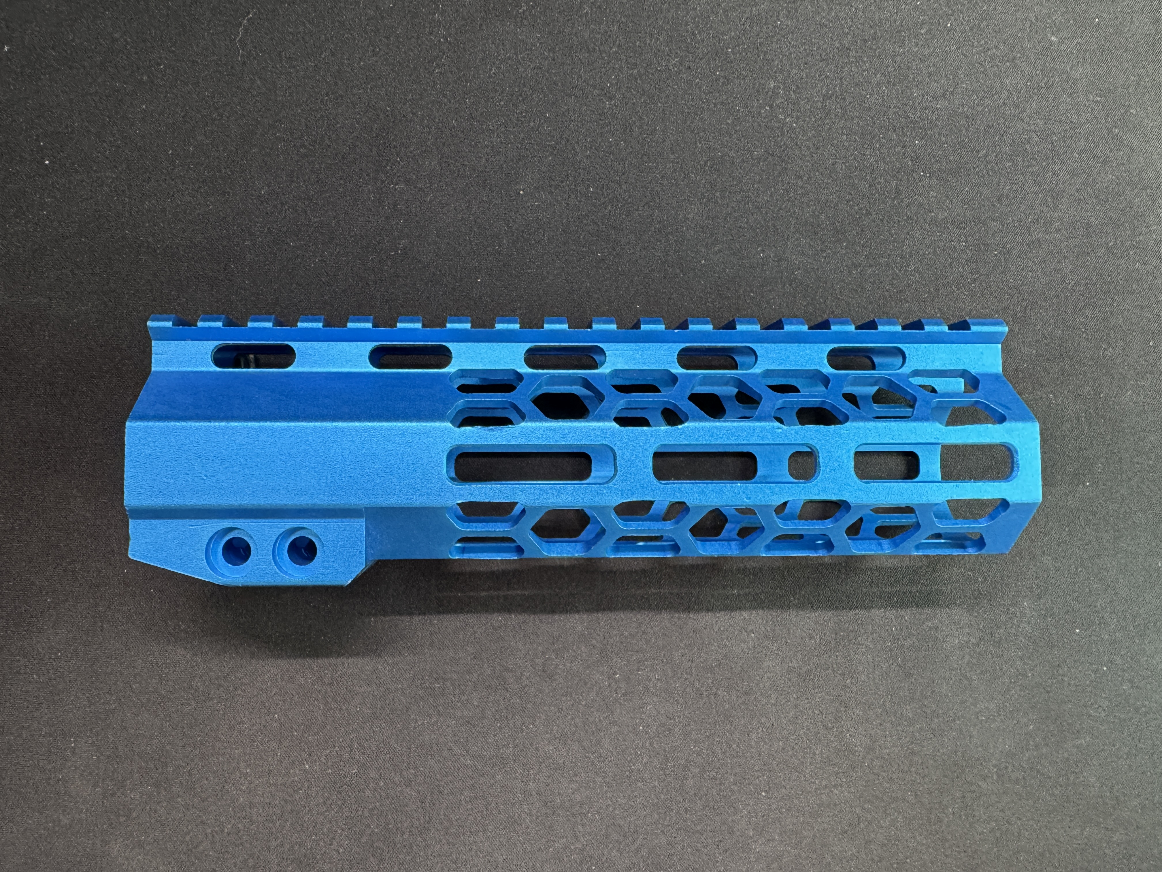 7" handguard scope mount outdoor hunting honeycomb hole red color