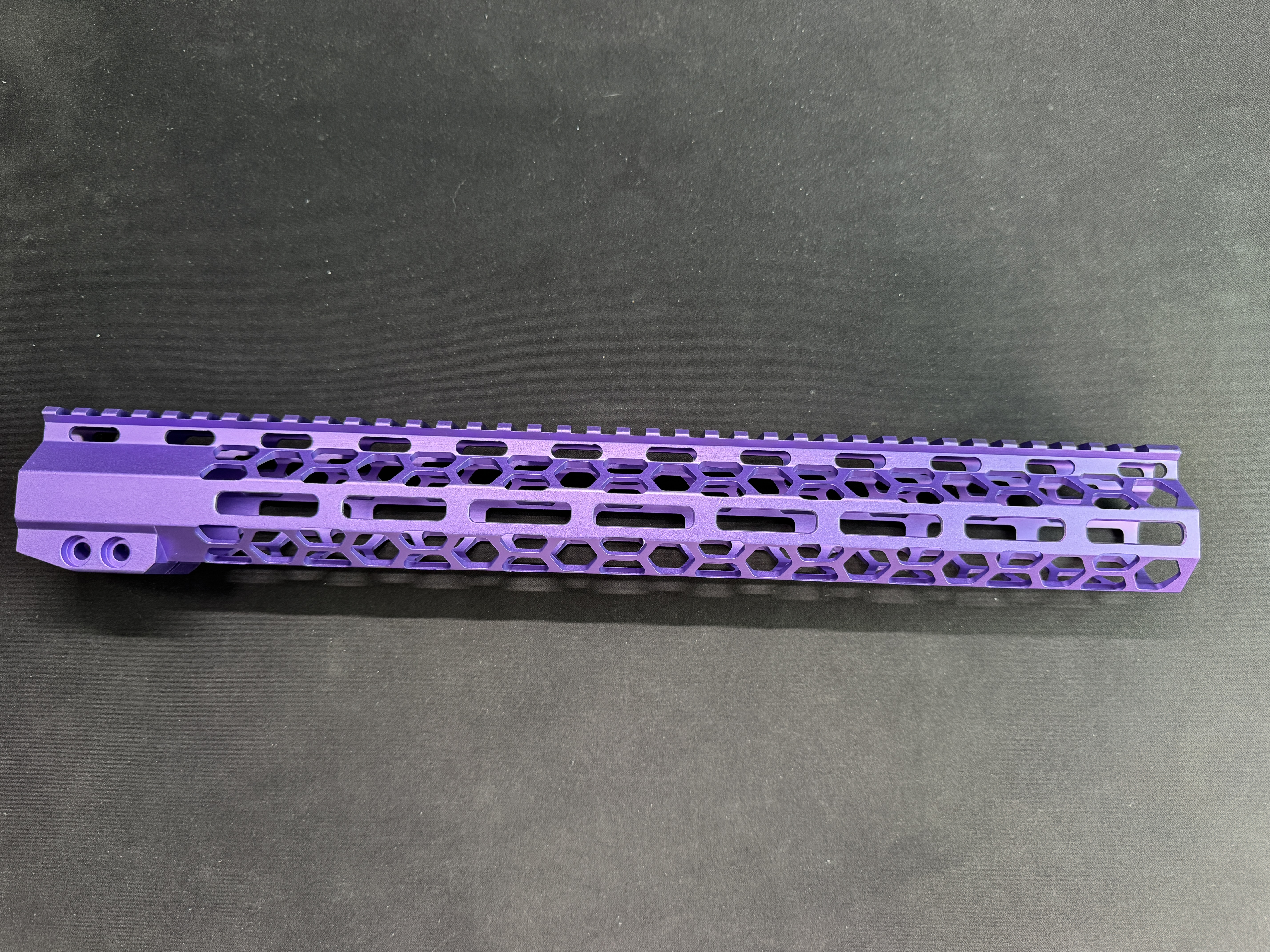 15" handguard scope mount outdoor hunting honeycomb hole red color