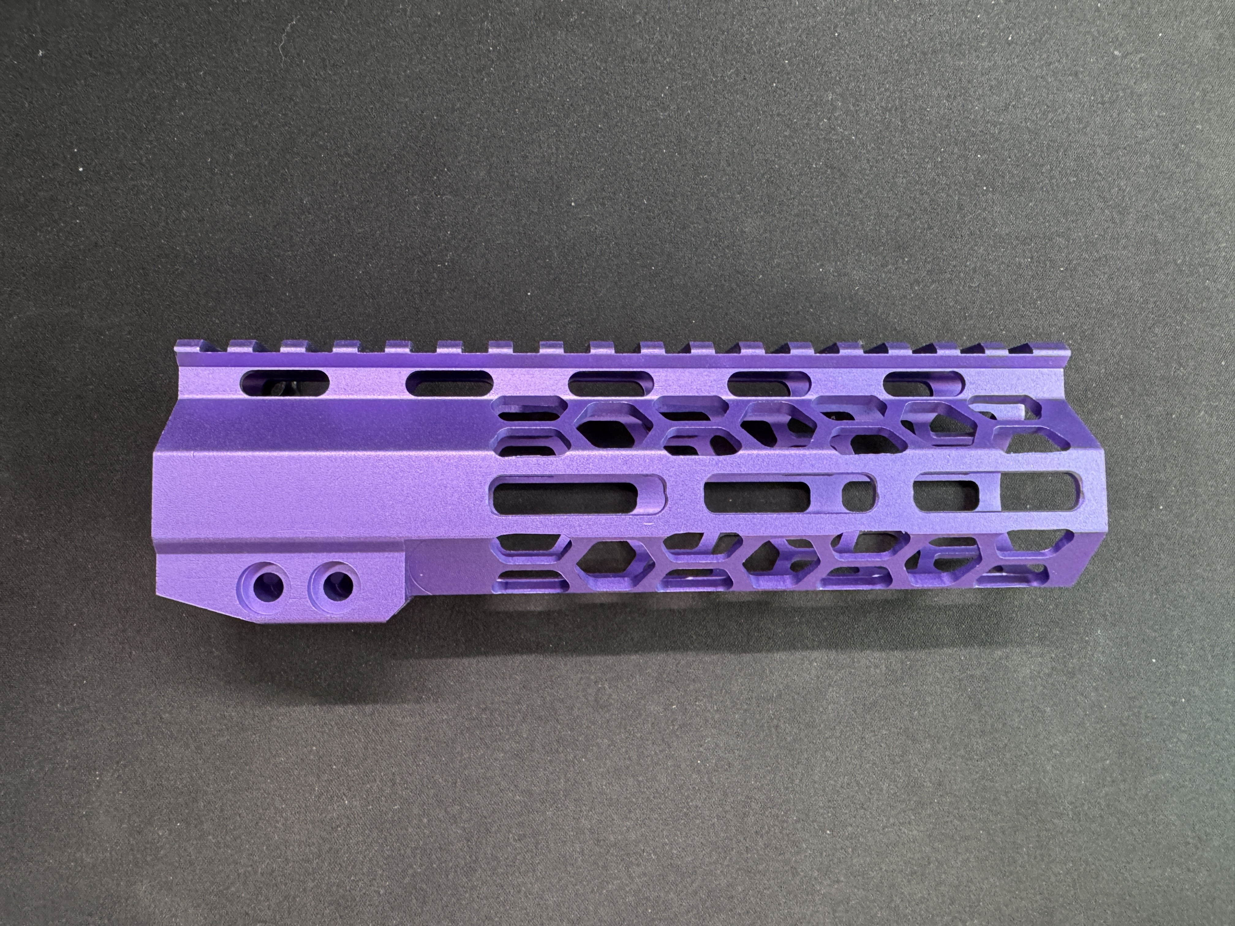 7" handguard scope mount outdoor hunting honeycomb hole red color